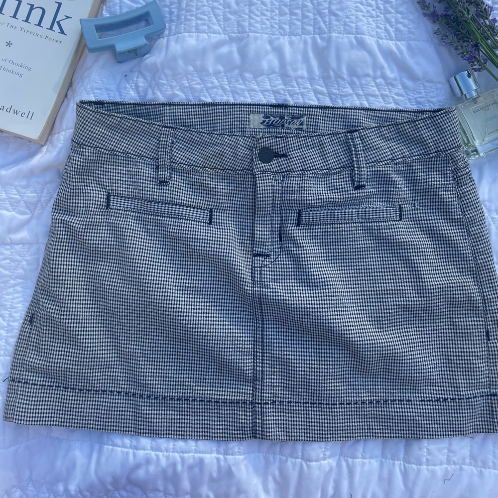 Hudson jean mini skirt
